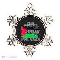 Free Palestine Pray For Gaza Palestinian Flag Ornament thumb 0