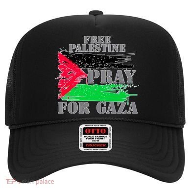 Free Palestine Pray For Gaza Palestinian Flag Hat