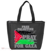 Free Palestine Pray For Gaza Palestinian Flag Tote Bag thumb 0