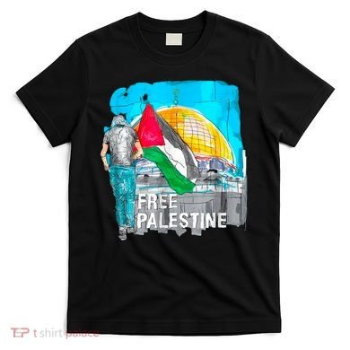 Free Palestine Save Gaza Ilustraion T-Shirt