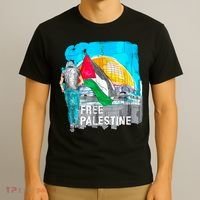 Free Palestine Save Gaza Ilustraion T-Shirt thumb 3