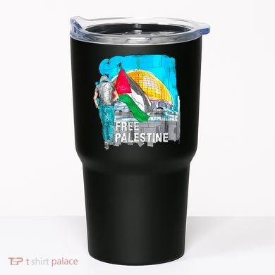 Free Palestine Save Gaza Ilustraion Tumbler