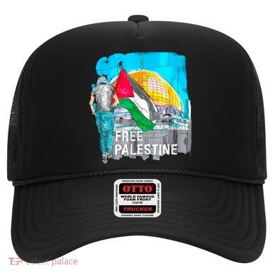 Free Palestine Save Gaza Ilustraion Hat