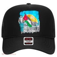Free Palestine Save Gaza Ilustraion Hat thumb 0