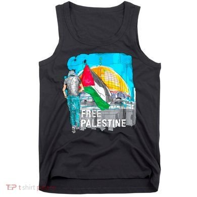 Free Palestine Save Gaza Ilustraion Tank Top