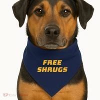 Free Shrugs USA-Made Doggie Bandana thumb 1