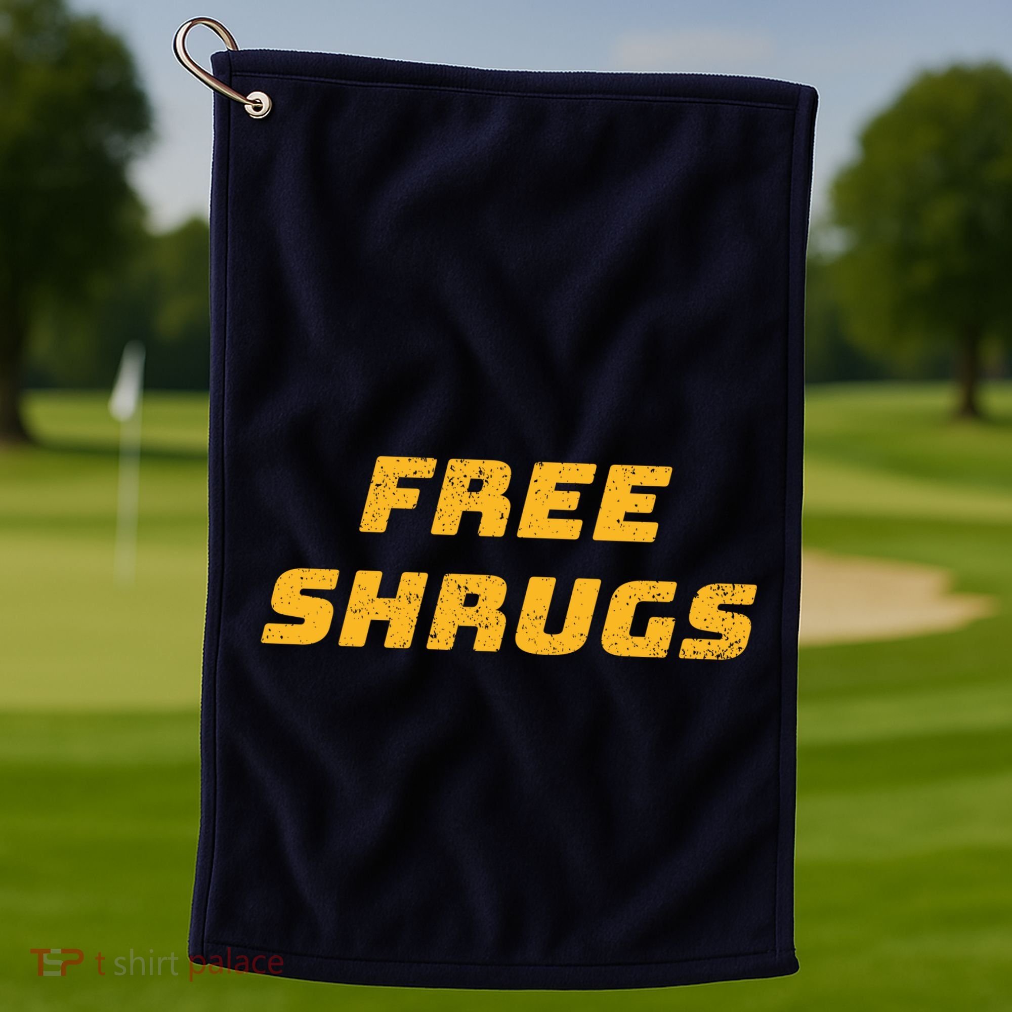 Free Shrugs Golf Towel