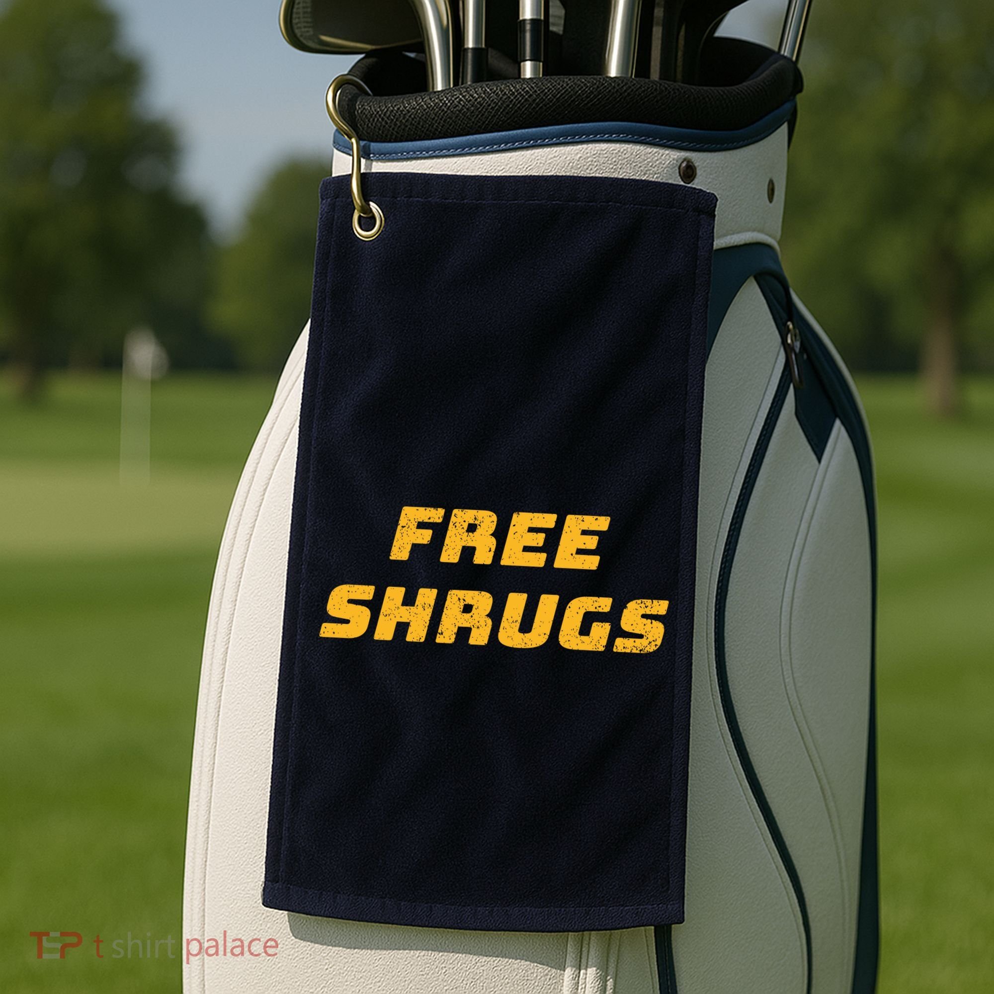 Free Shrugs Golf Towel