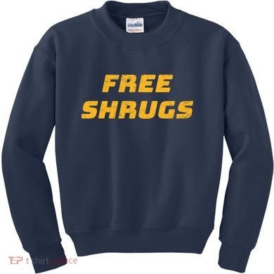 Free Shrugs Kids Sweatshirt