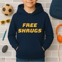 Free Shrugs Kids Hoodie thumb 2