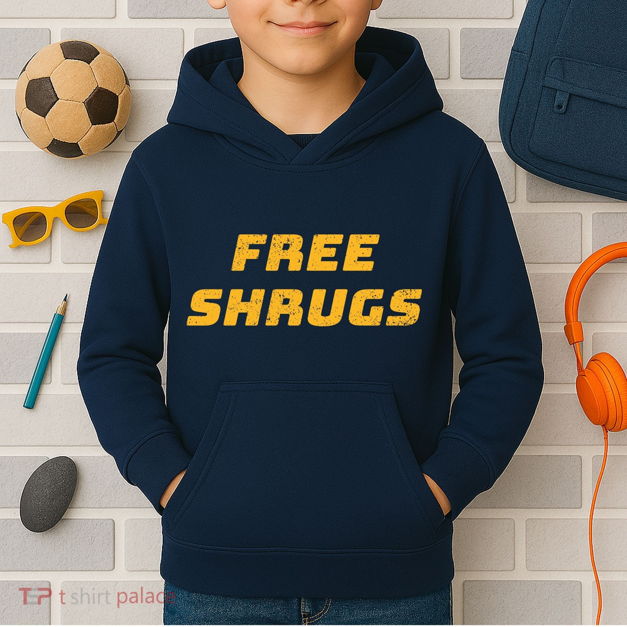 Free Shrugs Kids Hoodie