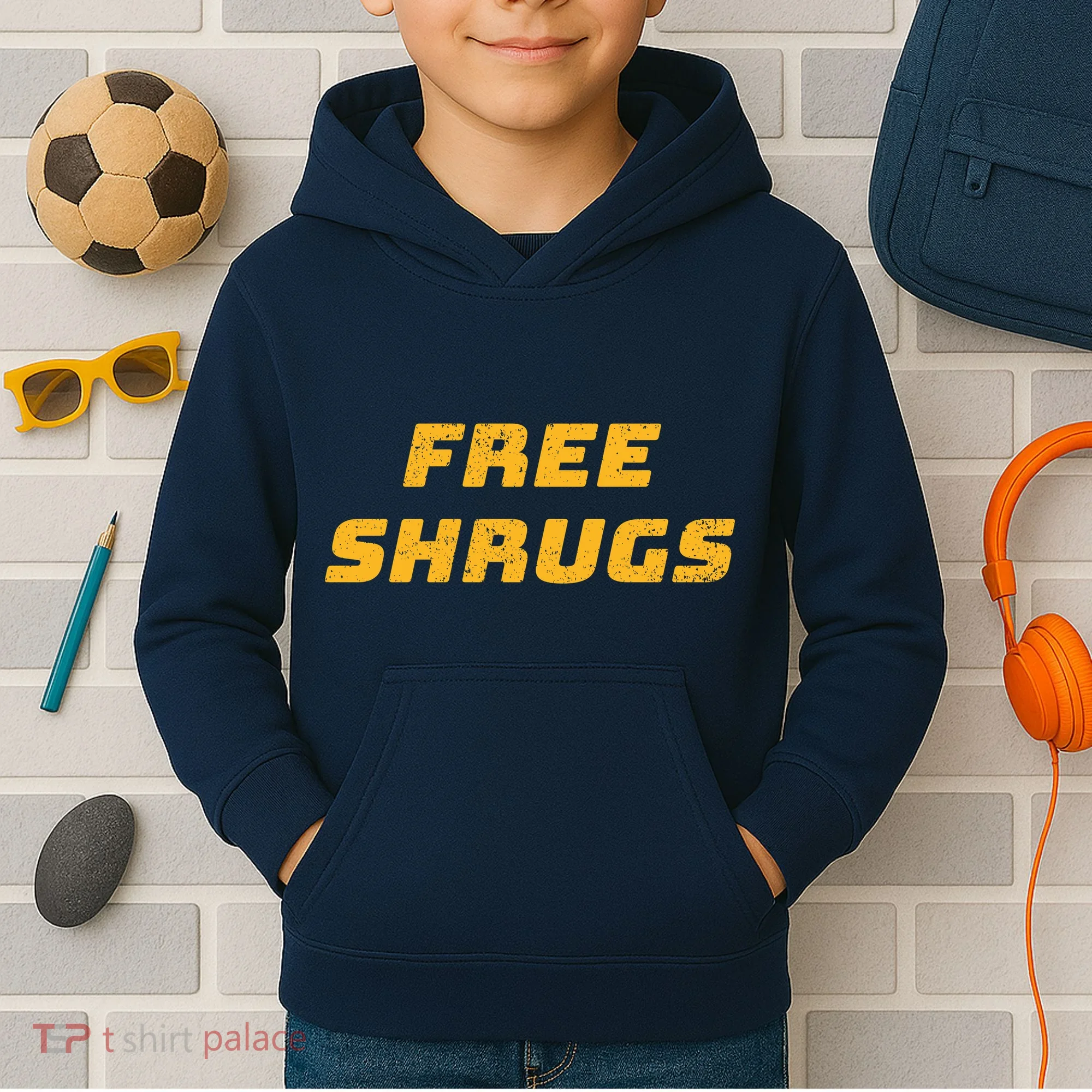 Free Shrugs Kids Hoodie