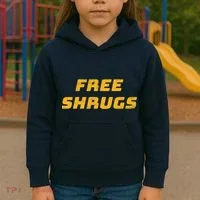 Free Shrugs Kids Hoodie thumb 3