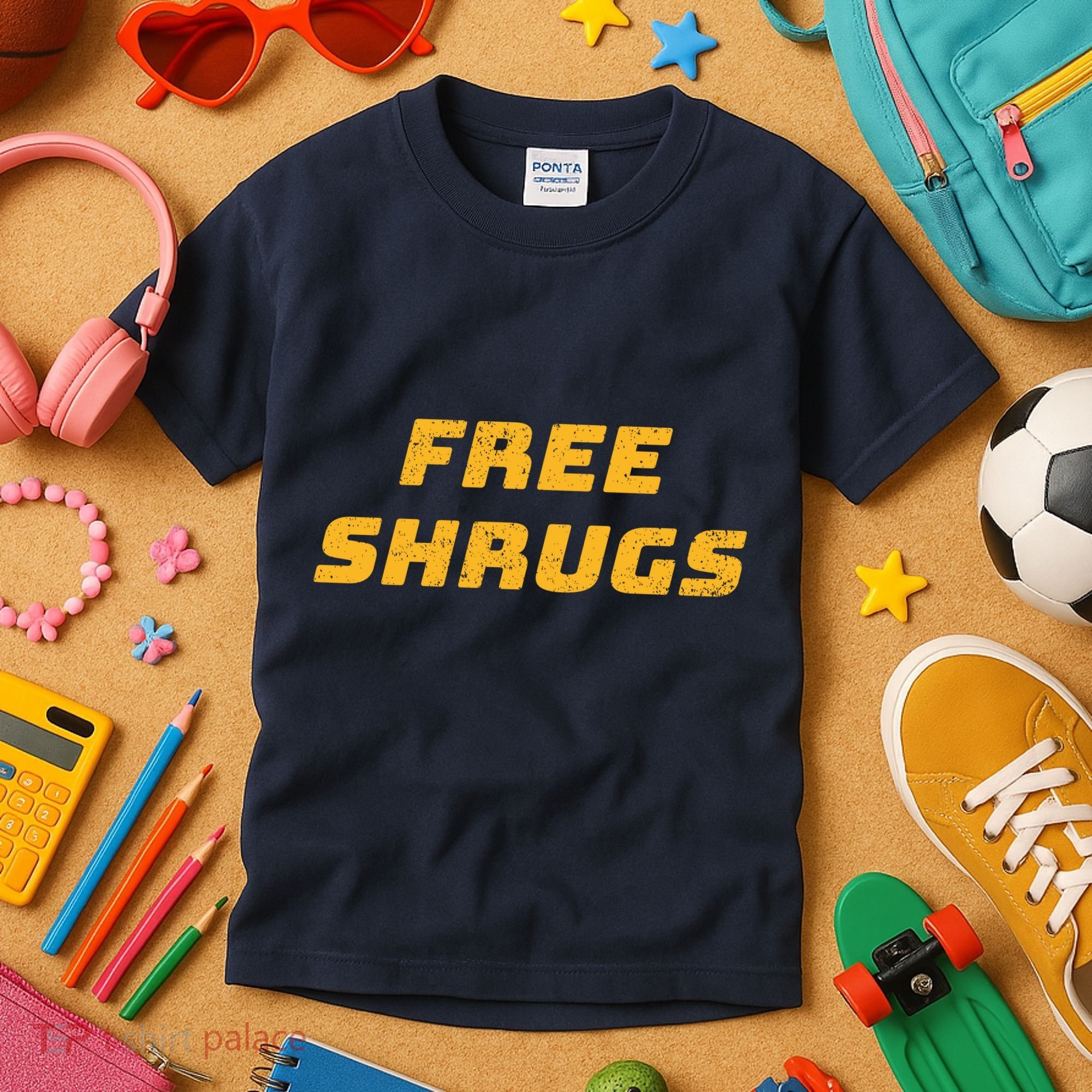 Free Shrugs Kids T-Shirt