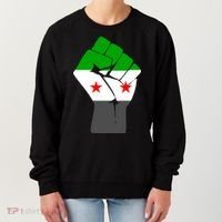 Free Syria Revolution Fist Flag Women's Sweatshirt thumb 0