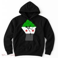 Free Syria Revolution Fist Flag Hoodie thumb 0