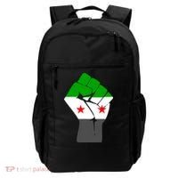 Free Syria Revolution Fist Flag Backpack thumb 0