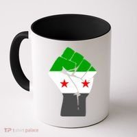 Free Syria Revolution Fist Flag Coffee Mug thumb 0