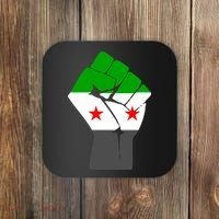 Free Syria Revolution Fist Flag Coaster thumb 0