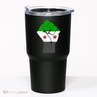 Free Syria Revolution Fist Flag Tumbler thumb 0