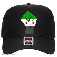 Free Syria Revolution Fist Flag Hat thumb 0