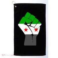 Free Syria Revolution Fist Flag Golf Towel thumb 0