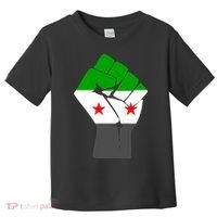 Free Syria Revolution Fist Flag Toddler T-Shirt thumb 0