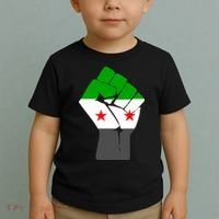 Free Syria Revolution Fist Flag Toddler T-Shirt thumb 2