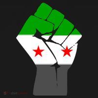 Free Syria Revolution Fist Flag Kids Sweatshirt thumb 2