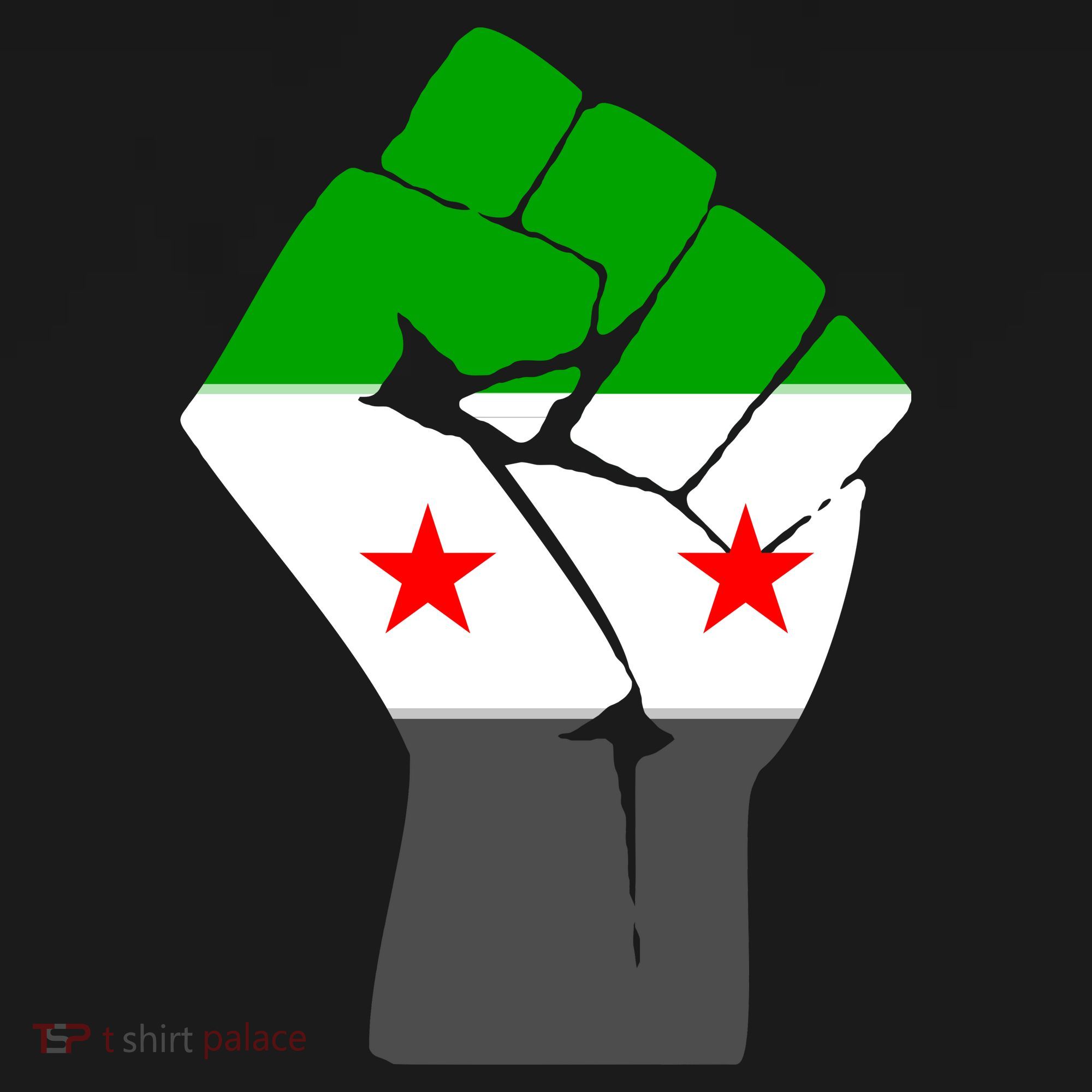 Free Syria Revolution Fist Flag Kids Sweatshirt