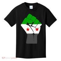 Free Syria Revolution Fist Flag Kids T-Shirt thumb 0