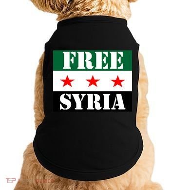 Free Syria Syrian Anti War Protest Strikes Doggie Tank