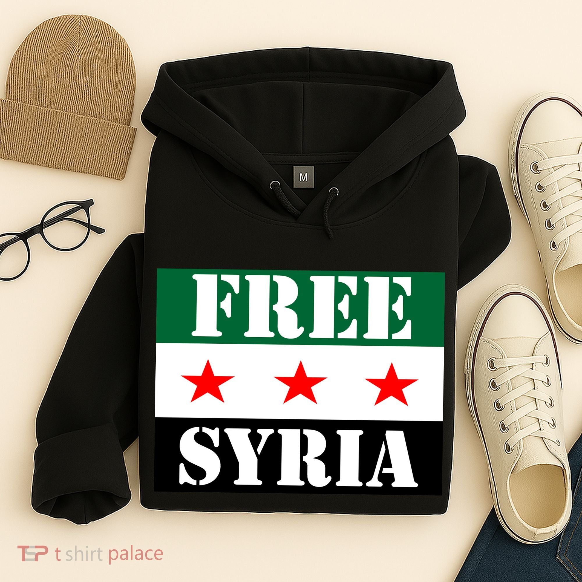 Free Syria Syrian Anti War Protest Strikes Hoodie