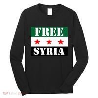 Free Syria Syrian Anti War Protest Strikes Long Sleeve Shirt thumb 0