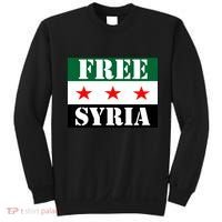 Free Syria Syrian Anti War Protest Strikes Sweatshirt thumb 0