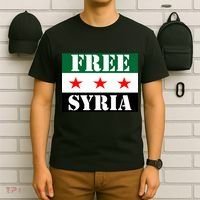 Free Syria Syrian Anti War Protest Strikes T-Shirt thumb 6