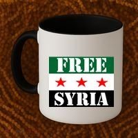 Free Syria Syrian Anti War Protest Strikes Coffee Mug thumb 2