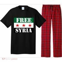 Free Syria Syrian Anti War Protest Strikes Pajama Set thumb 0