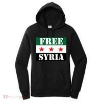 Free Syria Syrian Anti War Protest Strikes Women's Hoodie thumb 0