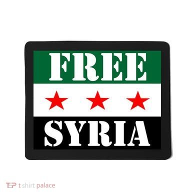 Free Syria Syrian Anti War Protest Strikes Mousepad