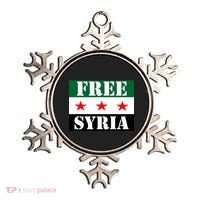 Free Syria Syrian Anti War Protest Strikes Ornament thumb 0