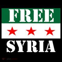 Free Syria Syrian Anti War Protest Strikes Women's Tank Top thumb 5