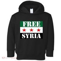 Free Syria Syrian Anti War Protest Strikes Toddler Hoodie thumb 0