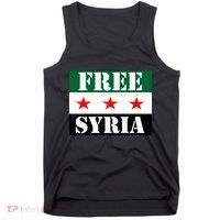 Free Syria Syrian Anti War Protest Strikes Tank Top thumb 0