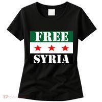 Free Syria Syrian Anti War Protest Strikes Women's T-Shirt thumb 0