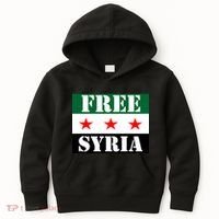Free Syria Syrian Anti War Protest Strikes Kids Hoodie thumb 0