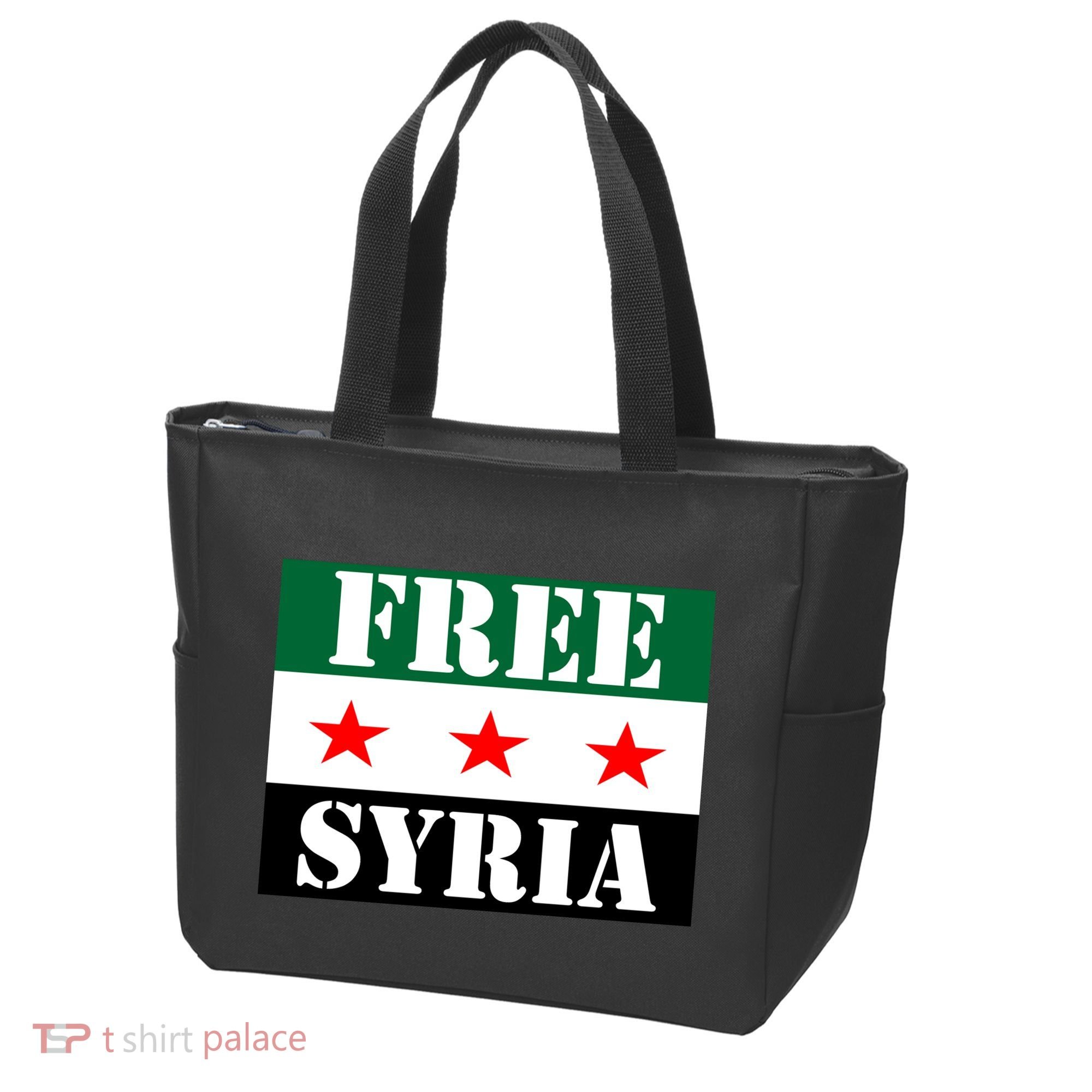 Free Syria Syrian Anti War Protest Strikes Tote Bag