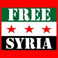 Free Syria Syrian Anti War Protest Strikes Santa Hat thumb 1