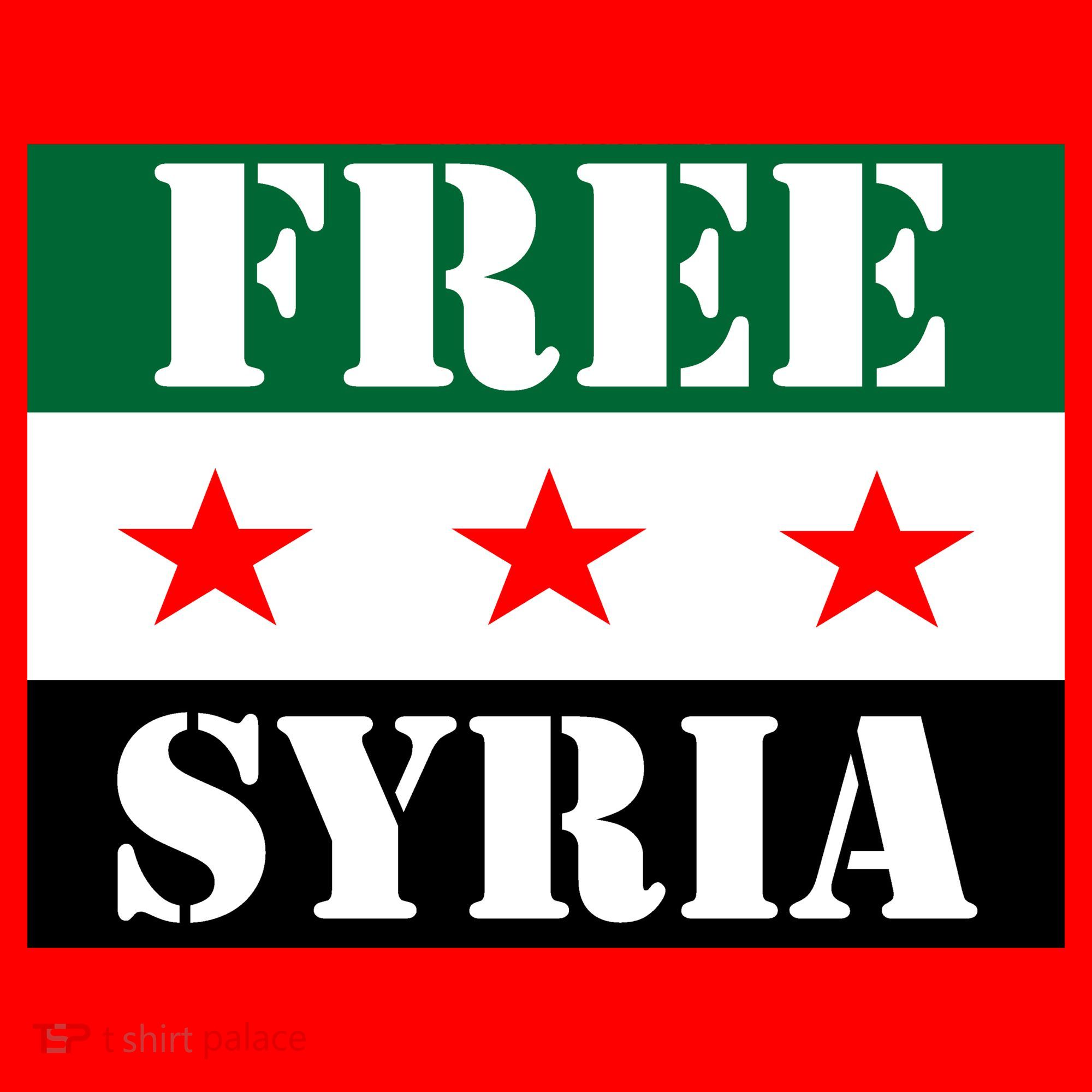 Free Syria Syrian Anti War Protest Strikes Santa Hat
