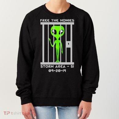 Free The Aliens Storm Area 51 Women's Sweatshirt
